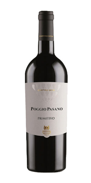 2023 Poggio Pasano Primitivo, Cantina Sava, Puglia, Italien